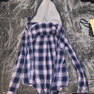Hooded flannel smal